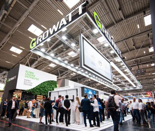 Growatt lança inversor híbrido e recebe prêmio Top Brand PV na Intersolar Europe