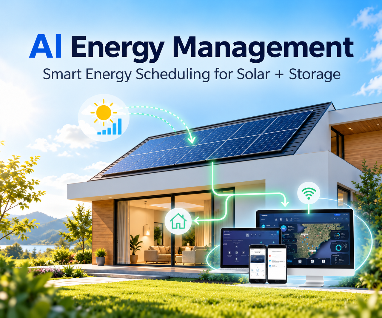 O que a IA realmente faz em um sistema de energia? Como funciona o agendamento inteligente com IA